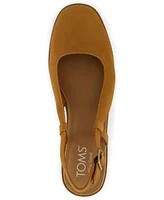 Toms Women's Jaclyn Block Heel Slingback Sandals