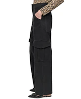 Dkny Jeans Women's High Rise Cotton Cargo