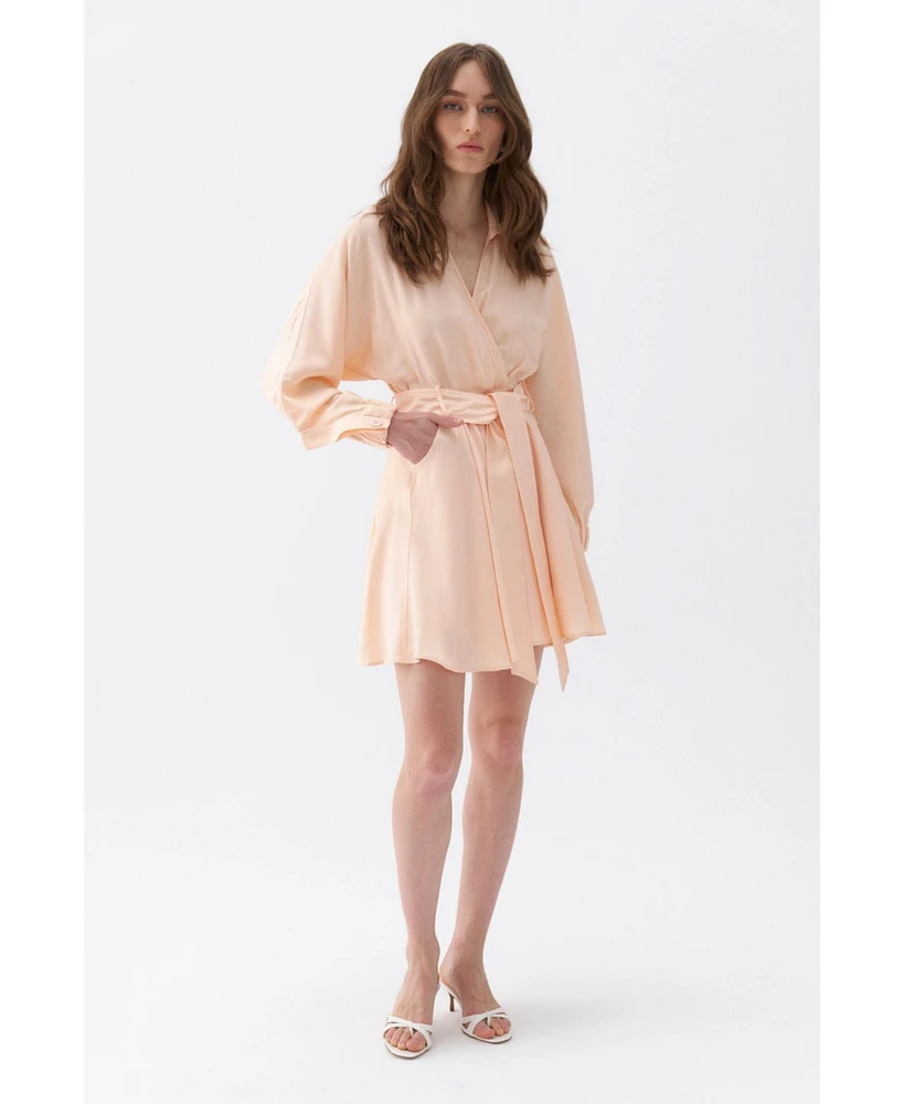 Nocturne Women's Belted Shirt Dress