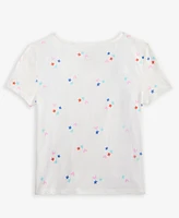 Epic Threads Little & Big Girls Doodle-Print Bow Top, Exclusively at Macy's