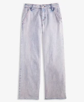 Epic Threads Little & Big Girls Indigo Wide-Leg Crop Jeans, Exclusively at Macy's