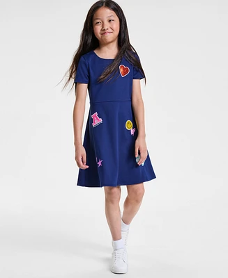Epic Threads Little & Big Girls Sequin Patches Dress, Exclusively at Macy's