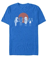 Fifth Sun Men's Guitar Heads Short Sleeve T-Shirt