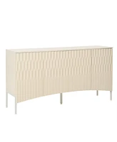 Curved Door Sideboard - Elegant Storage for Living Spaces