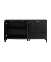 Minimalist Wave Sideboard
