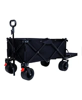 Heavy Duty Foldable Wagon with Extended Tailgate