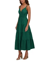 Siena Women's Sleeveless V-Neck A-Line Dress