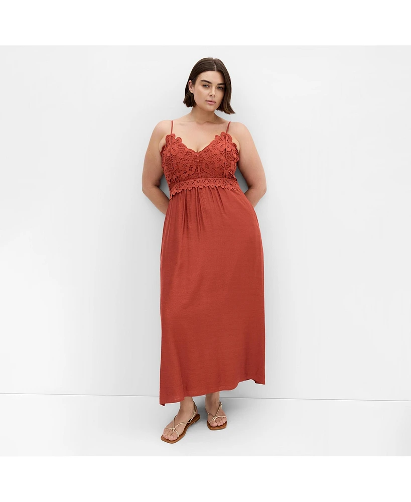 City Chic Plus Martina Maxi Dress