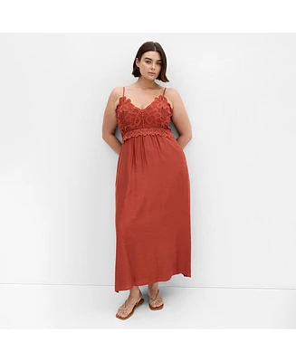 City Chic Plus Martina Maxi Dress
