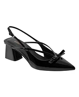 Marc Fisher Women's Laily Block Heel Slingback Pumps