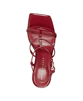 Marc Fisher Ltd Women's Dennie Caged Tapered Heel Sandals