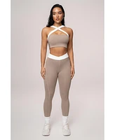 Jluxlabel Women's Ultimate Ribbed Halter Top