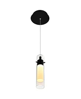 Cwi Lighting 10.5" Metal Olinda Led Integrated Mini Pendant