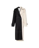 Pcfg Women's Free Heaven Multicolor Trenchcoat