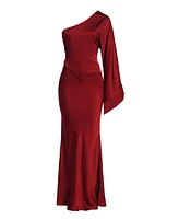 Jluxlabel Women's Femme Drape Maxi Dress
