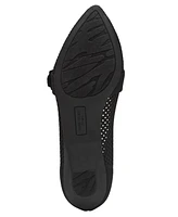 Anne Klein Women's Oakland Buckle Strap Knit Flats