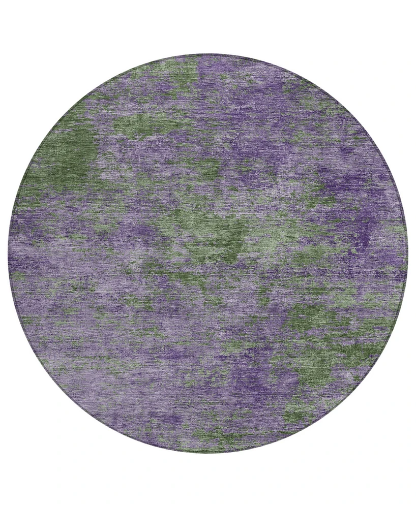 Addison Chantille Machine Washable ACN1361 8'x8' Round Area Rug
