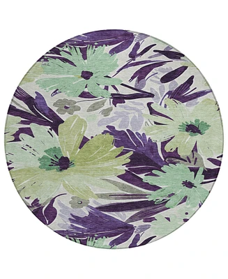 Addison Chantille Machine Washable ACN1485 8'x8' Round Area Rug