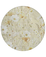 Addison Chantille Machine Washable ACN1505 8'x8' Round Area Rug