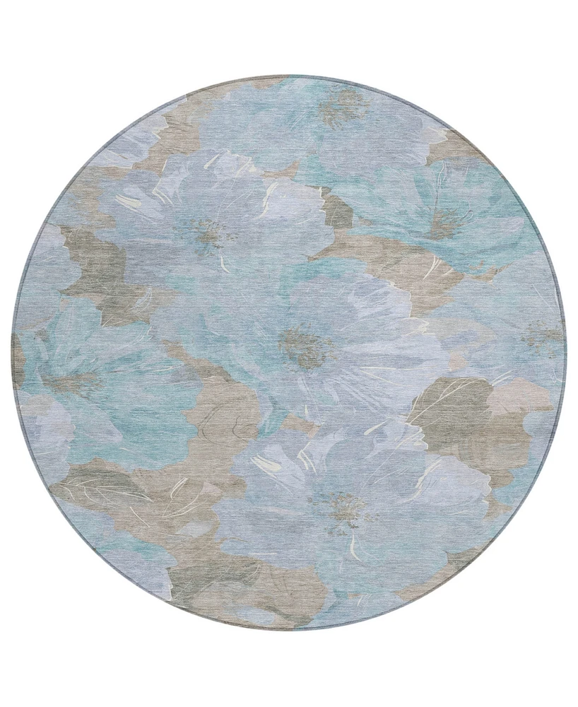 Addison Chantille Machine Washable ACN1546 8'x8' Round Area Rug
