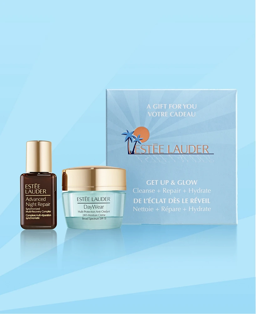 Build your 3-Pc Gift! Free Moisturizer + Serum Duo with any $39.50 Estee Lauder purchase (Up to a $110 Value)