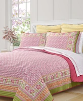 J by J Queen Bold Shiloh -Pc. Quilt Set