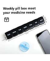 Sukuos Extra Large 7 Day Pill Organizer Easy to Open