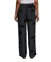 Ella Rafaella Petite Eco Fabric Pull On Wide Leg Pants