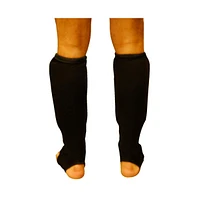 Nylon Shin and Instep Protectors for Muay Thai, Kickboxing, Mma – High-Density Eva Foam, Easy Slip-On Design, Breathable Cool Lining