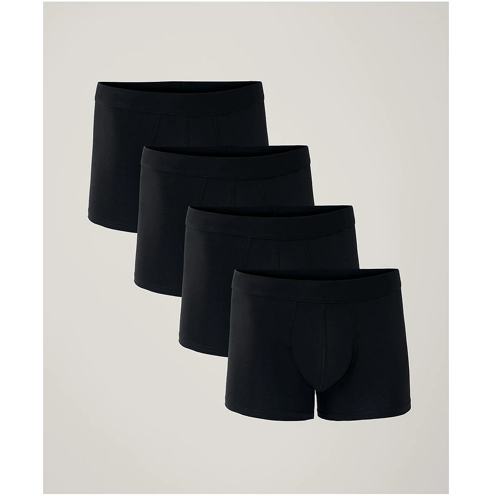 Pact Men's Organic Cotton Everyday Trunk 4-Pack