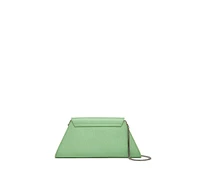 Susu Leather Clutch Bag Summer Green Evening Purse Unique Women's Handbag