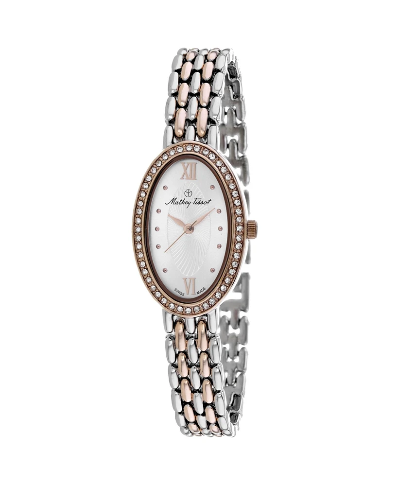 Mathey Tissot Women's Fleury Xvi Silver Dial Watch - FOO1BI
