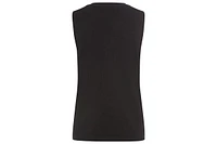 Olsen Women's Sleeveless Embroidered Detail Top
