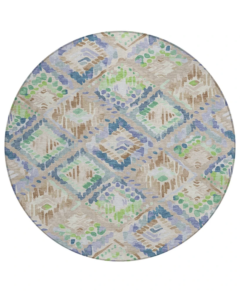 Addison Chantille Machine Washable ACN1326 8'x8' Round Area Rug