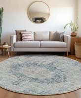 Addison Chantille Machine Washable ACN1238 8'x8' Round Area Rug