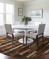 Addison Chantille Machine Washable ACN1302 8'x8' Round Area Rug