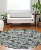 Addison Chantille Machine Washable ACN1311 8'x8' Round Area Rug