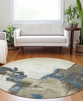 Addison Chantille Machine Washable ACN1332 8'x8' Round Area Rug
