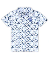 Garb Toddler White Kentucky Wildcats Earnest Allover Print Polo Shirt