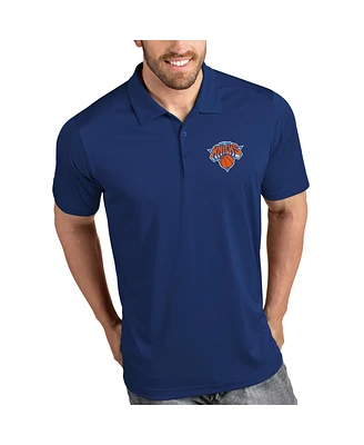 Antigua Men's Royal New York Knicks Tribute Polo Shirt