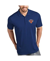 Antigua Men's Royal New York Knicks Tribute Polo Shirt