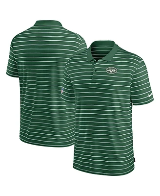 Nike Men's New York Jets Sideline Lock Up Victory Performance Polo Shirt