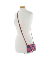 Dooney & Bourke Atlanta Braves Top Zip Crossbody Purse