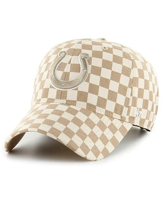 '47 Brand Women's Tan Indianapolis Colts Vibe Check Clean Up Adjustable Hat