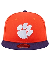 New Era Men's Orange Clemson Tigers Two-Tone 9FIFTY Snapback Hat
