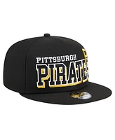 New Era Men's Black Pittsburgh Pirates Game Day Bold 9FIFTY Snapback Hat