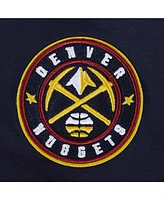 Pro Standard Women's Navy Denver Nuggets Jewels Boxy Cropped T-Shirt