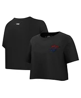 Pro Standard Women's Black Oklahoma City Thunder Jewels Boxy Cropped T-Shirt