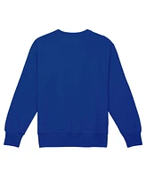 Mitchell & Ness Men's Royal Denver Broncos Basic Fleece Pullover Sweatshirt