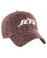 '47 Brand Women's Brown New York Jets Tawny Clean Up Adjustable Hat